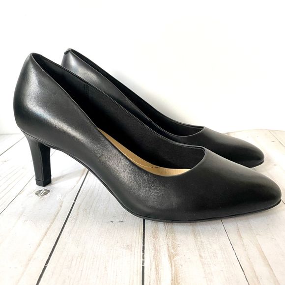 clarks calla rose black